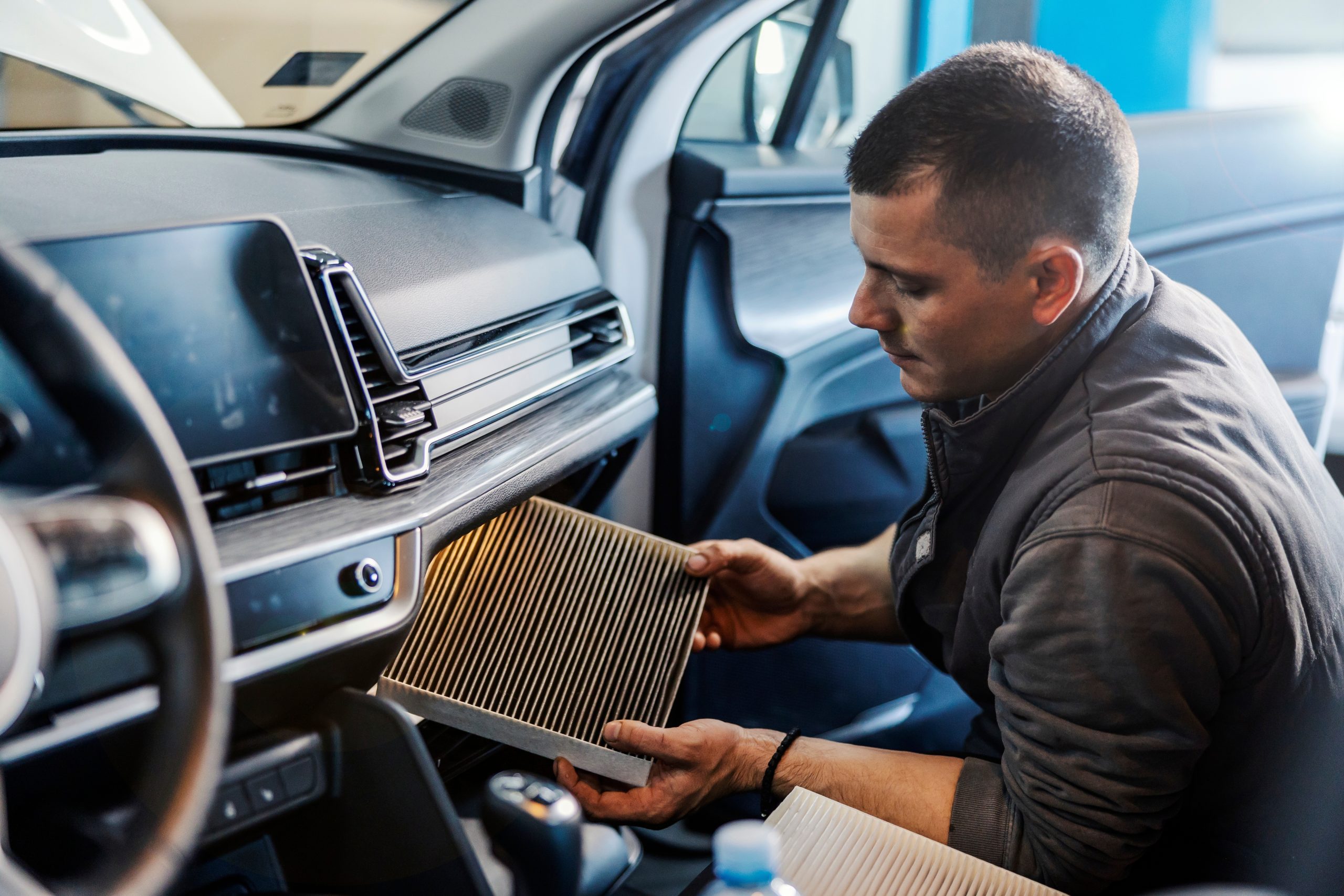 Air filter replacement service