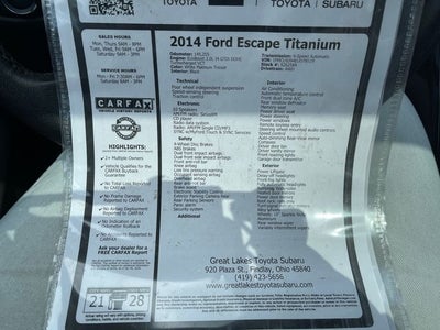 2014 Ford Escape Titanium