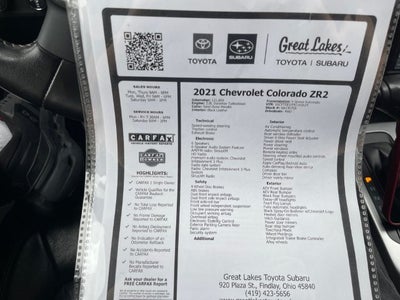 2021 Chevrolet Colorado ZR2