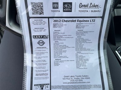 2012 Chevrolet Equinox LTZ