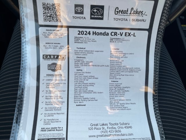 2024 Honda CR-V EX-L