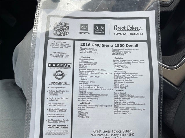 2016 GMC Sierra 1500 Denali