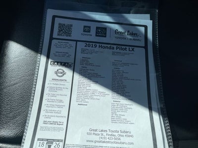 2019 Honda Pilot LX