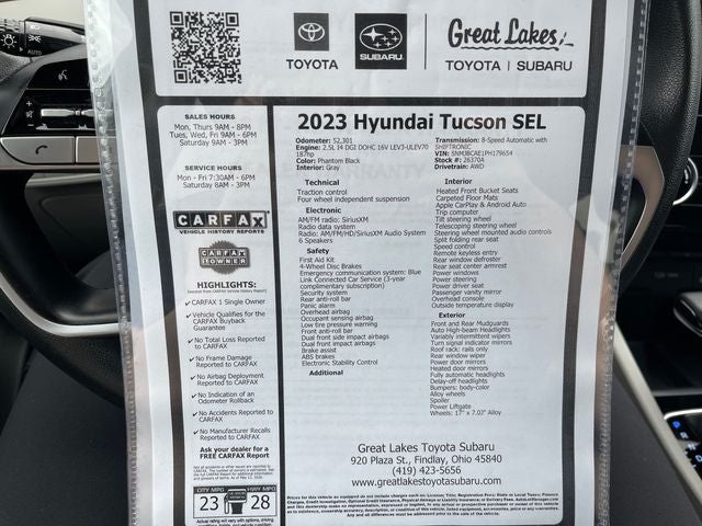 2023 Hyundai Tucson SEL