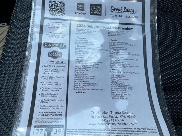 2024 Subaru Crosstrek Premium