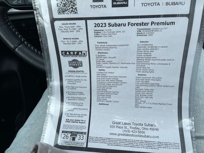 2023 Subaru Forester Premium