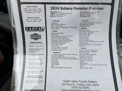 2024 Subaru Forester Premium
