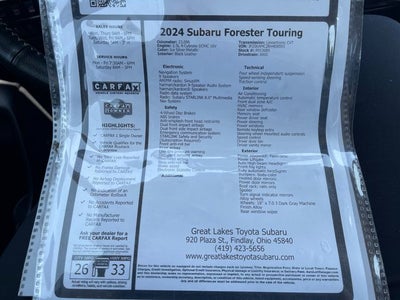 2024 Subaru Forester Touring