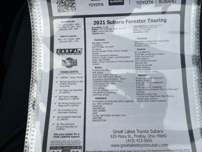 2021 Subaru Forester Touring