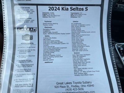 2024 Kia Seltos S