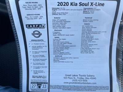 2020 Kia Soul X-Line