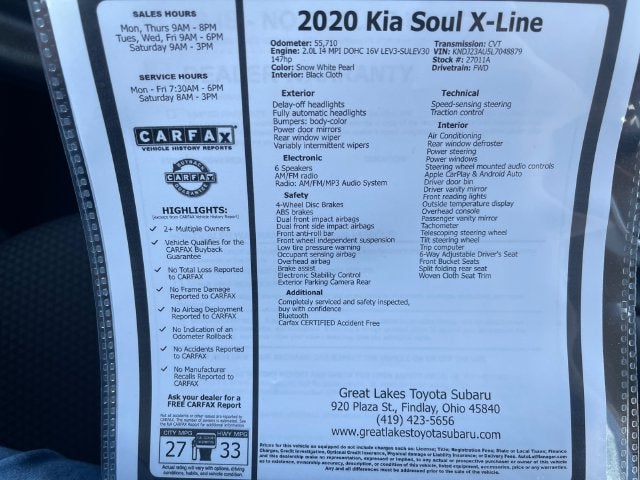 2020 Kia Soul X-Line