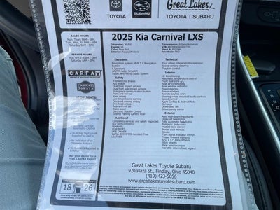 2025 Kia Carnival LXS