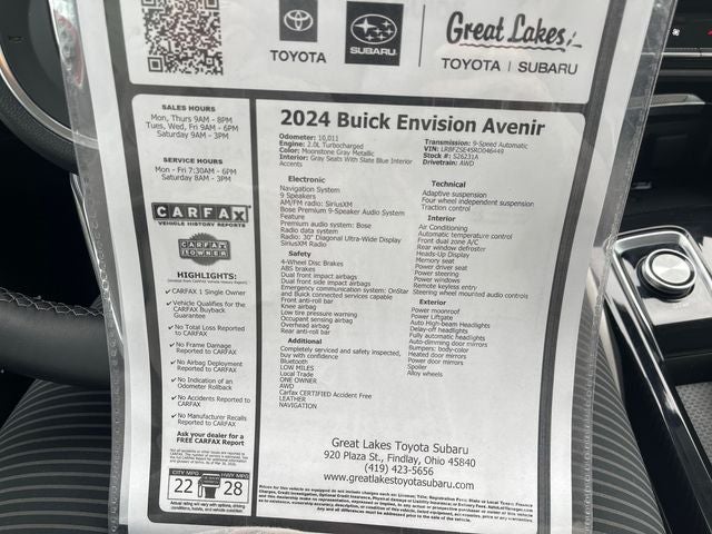 2024 Buick Envision Avenir