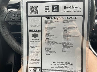 2024 Toyota RAV4 LE
