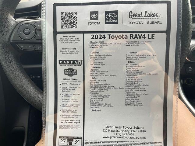2024 Toyota RAV4 LE