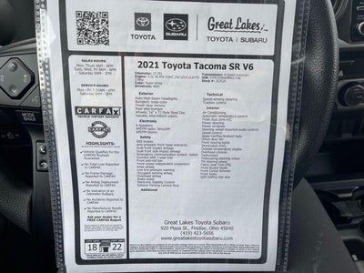 2021 Toyota TACOMA SR SR V6