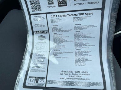2024 Toyota Tacoma TRD Sport