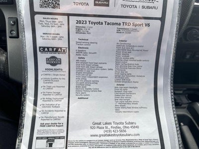 2023 Toyota TACOMA TRD SPORT TRD Sport V6