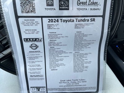 2024 Toyota Tundra SR