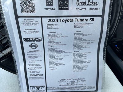 2024 Toyota TUNDRA 4X4 SR