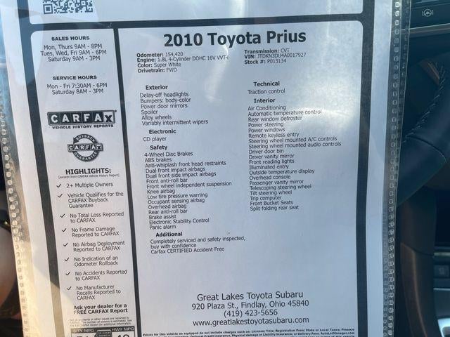 2010 Toyota PRIUS IV