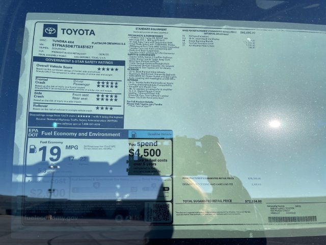 2026 Toyota Tundra Platinum