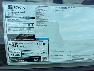 2026 Toyota Corolla LE