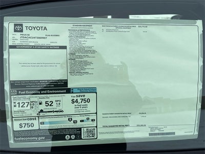 2026 Toyota Prius Plug-in Hybrid SE