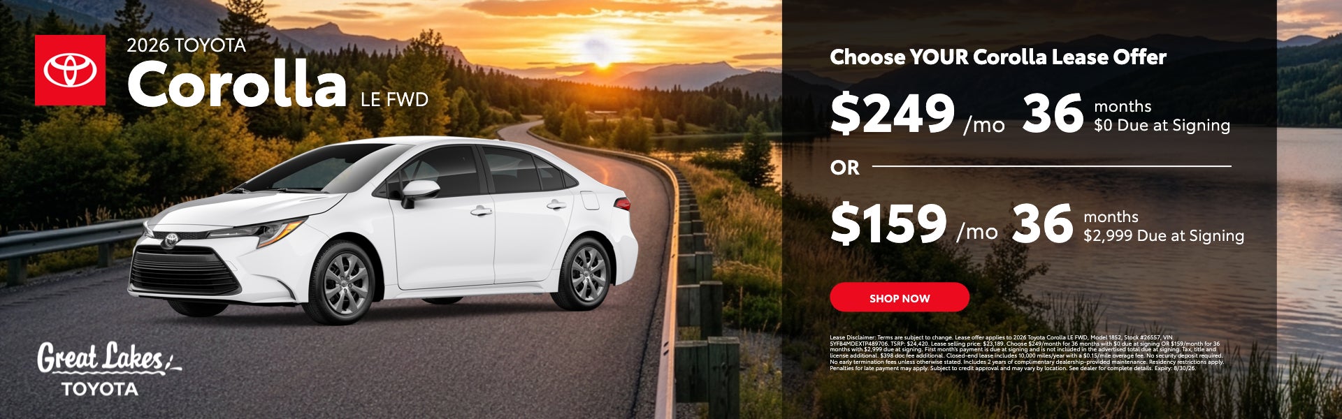 2026 Corolla