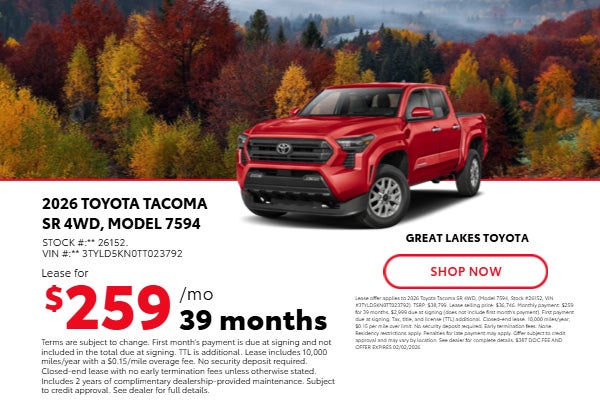 Tacoma Offer